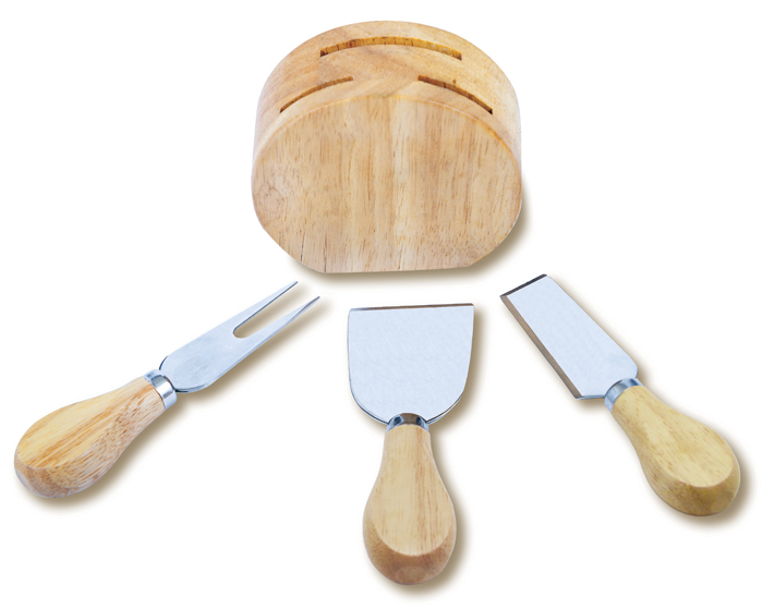JUEGO DE UTENSILIOS PARA CORTAR QUESO Y CARNES FRIAS C755